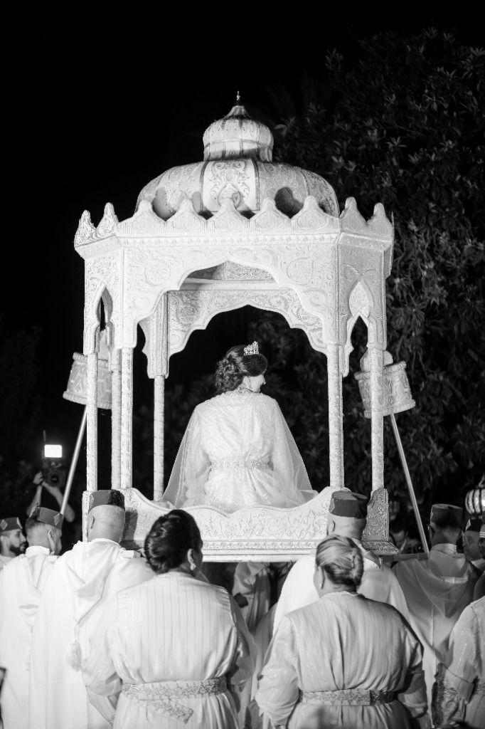 Cérémonie de l'amaria en noir et blanc